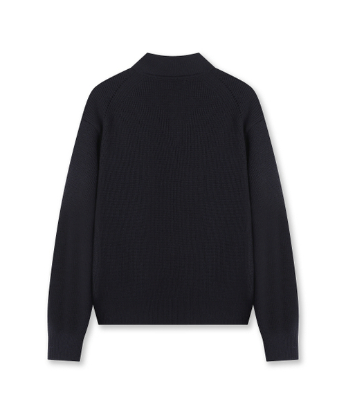 BESLOW(ビースロー)の「REGULAR FIT COLLAR KNIT NAVY(ニット/セーター・メンズ・その他・SMALL/MEDIUM/LARGE)」の6枚目の写真