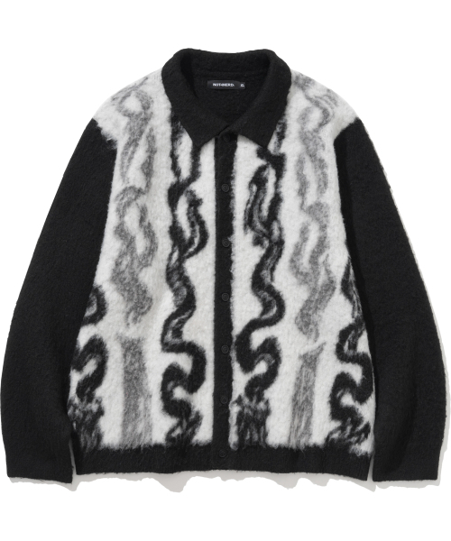 NOT4NERD(ノットフォーナード)の「Candle Smoke Mohair Cardigan - Black(カーディガン/ボレロ・レディース・その他・LARGE/X-LARGE/MEDIUM)」の11枚目の写真
