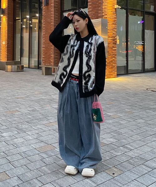 NOT4NERD(ノットフォーナード)の「Candle Smoke Mohair Cardigan - Black(カーディガン/ボレロ・レディース・その他・LARGE/X-LARGE/MEDIUM)」の9枚目の写真