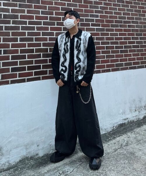 NOT4NERD(ノットフォーナード)の「Candle Smoke Mohair Cardigan - Black(カーディガン/ボレロ・レディース・その他・LARGE/X-LARGE/MEDIUM)」の10枚目の写真