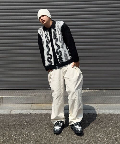 NOT4NERD(ノットフォーナード)の「Candle Smoke Mohair Cardigan - Black(カーディガン/ボレロ・レディース・その他・LARGE/X-LARGE/MEDIUM)」の2枚目の写真
