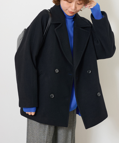 WEB限定追加》尾州ウールショートPコート（その他アウター）｜JOURNAL
