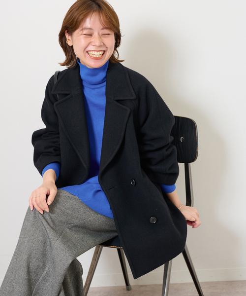 WEB限定追加》尾州ウールショートPコート（その他アウター）｜JOURNAL