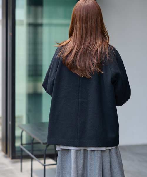 WEB限定追加》尾州ウールショートPコート（その他アウター）｜JOURNAL