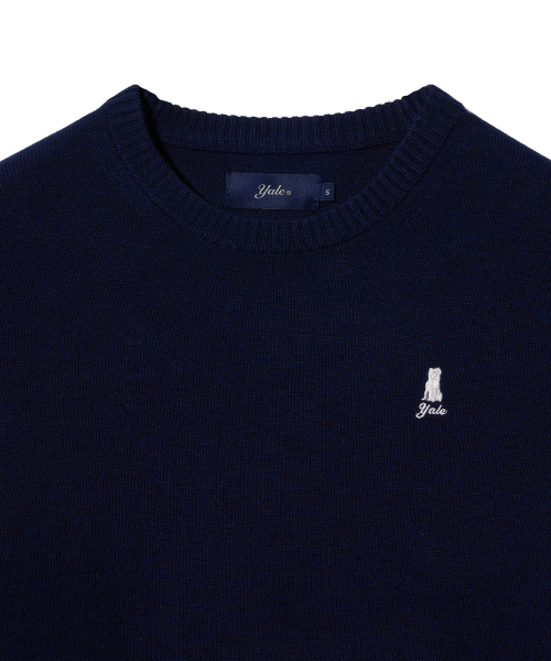 YALE(イェール)の「ウィメンズコンフォートウールラウンドニット_ネイビー(ニット/セーター・レディース・その他・SMALL/MEDIUM/LARGE)」の4枚目の写真