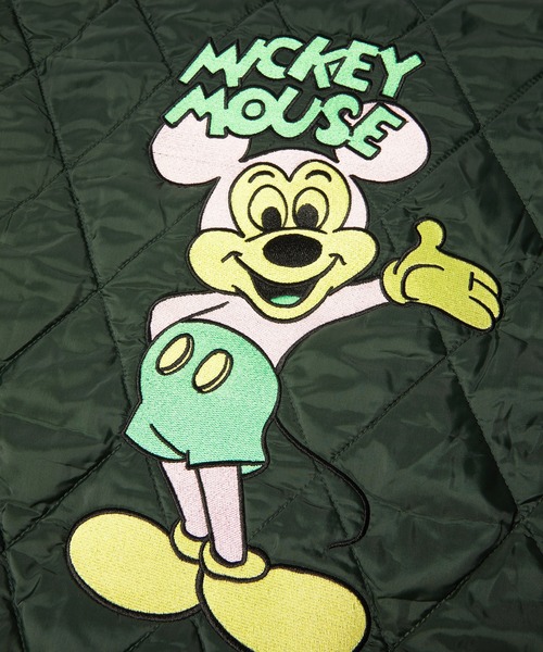 HUF(ハフ)の「DISNEY | HUF MICKEY QUILTED WORK JACKET(ブルゾン・メンズ・グリーン・M/XL/L)」の12枚目の写真