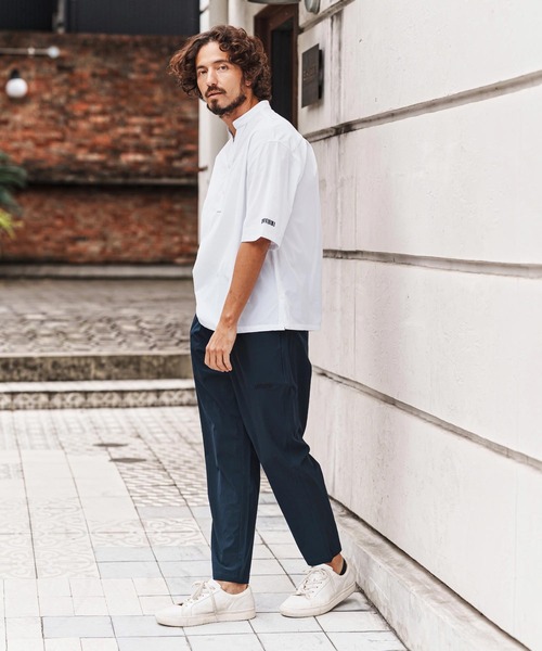 felkod（フィルコッド）の「mhs2476-Cool Touch Pullover Tuck Shirts プルオーバーシャツ(F26S100)（シャツ/ブラウス・メンズ・ホワイト/ブラック・S/M/L）」の6枚目の写真