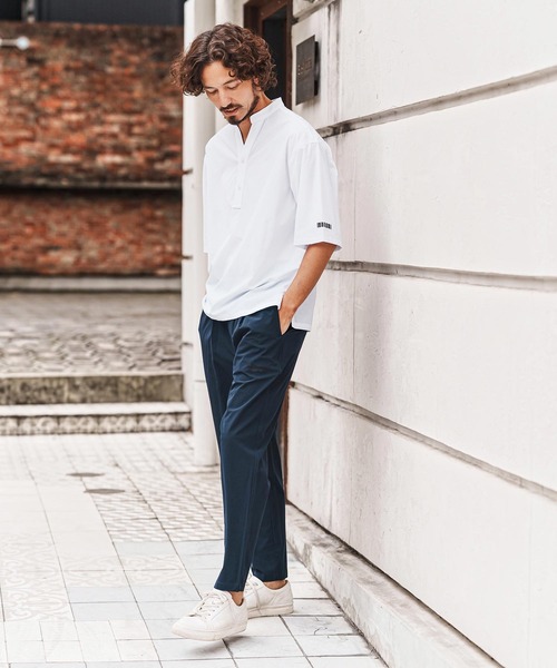 felkod（フィルコッド）の「mhs2476-Cool Touch Pullover Tuck Shirts プルオーバーシャツ(F26S100)（シャツ/ブラウス・メンズ・ホワイト/ブラック・S/M/L）」の7枚目の写真