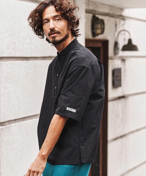 felkod（フィルコッド）の「mhs2476-Cool Touch Pullover Tuck Shirts プルオーバーシャツ(F26S100)（シャツ/ブラウス・メンズ・ホワイト/ブラック・S/M/L）」の9枚目の写真