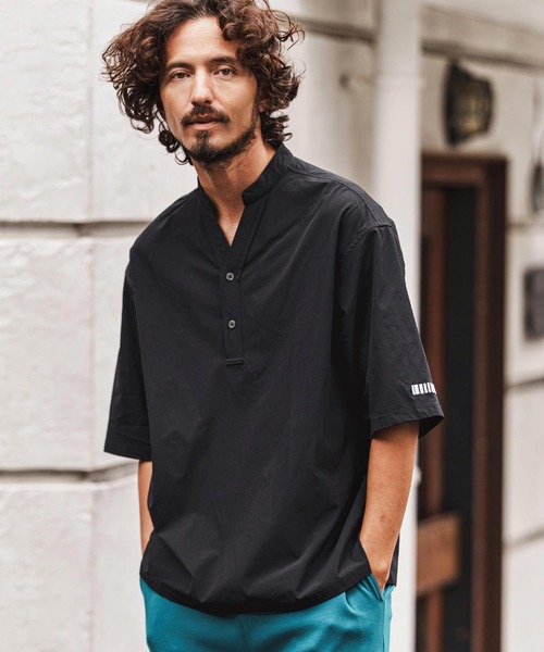 felkod（フィルコッド）の「mhs2476-Cool Touch Pullover Tuck Shirts プルオーバーシャツ(F26S100)（シャツ/ブラウス・メンズ・ホワイト/ブラック・S/M/L）」の11枚目の写真