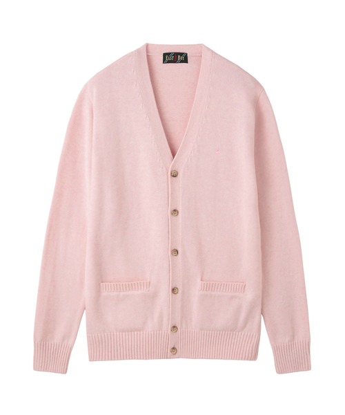 EASTBOY（イーストボーイ）の「カーディガン 綿 7G さくら女神 女子 制服 学生服 中学 高校 スクール 入学式 卒業式（カーディガン/ボレロ・キッズ・ネイビー/オフホワイト/ピンク/ライトグレー/ブラウン・13号/11号/9号）」の5枚目の写真