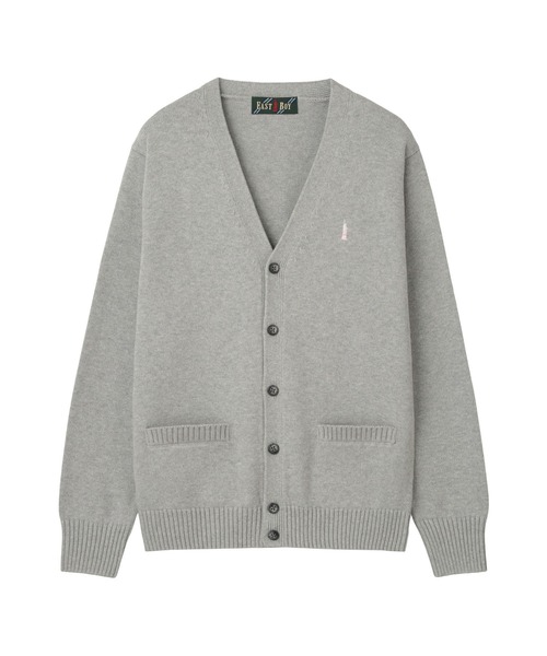 EASTBOY（イーストボーイ）の「カーディガン 綿 7G さくら女神 女子 制服 学生服 中学 高校 スクール 入学式 卒業式（カーディガン/ボレロ・キッズ・ネイビー/オフホワイト/ピンク/ライトグレー/ブラウン・13号/11号/9号）」の3枚目の写真