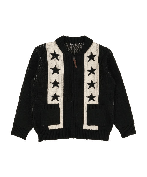 ERTR（イーアールティーアール）の「Space Cow Cowichan Knit Jacket Black（ニット/セーター・レディース・その他・SMALL/LARGE）」の2枚目の写真