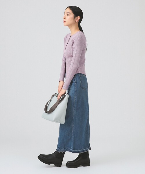 Ray BEAMS(レイビームス)の「バッグ イン バッグ トート | 新生活・通勤・通学・新学期・オフィスカジュアル・オンオフ兼用・A4サイズ対応(トートバッグ・レディース・ブラック/ライトグレー・ONE SIZE)」の18枚目の写真