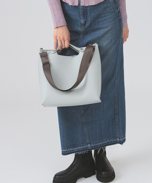 Ray BEAMS(レイビームス)の「バッグ イン バッグ トート | 新生活・通勤・通学・新学期・オフィスカジュアル・オンオフ兼用・A4サイズ対応(トートバッグ・レディース・ブラック/ライトグレー・ONE SIZE)」の19枚目の写真