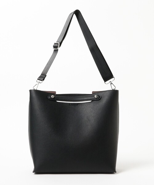 Ray BEAMS(レイビームス)の「バッグ イン バッグ トート | 新生活・通勤・通学・新学期・オフィスカジュアル・オンオフ兼用・A4サイズ対応(トートバッグ・レディース・ブラック/ライトグレー・ONE SIZE)」の15枚目の写真