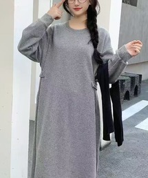 BY THE BAY（バイザベイ）の「ワンピース/ロング マキシ丈 長袖 韓国 カジュアル（ワンピース）」