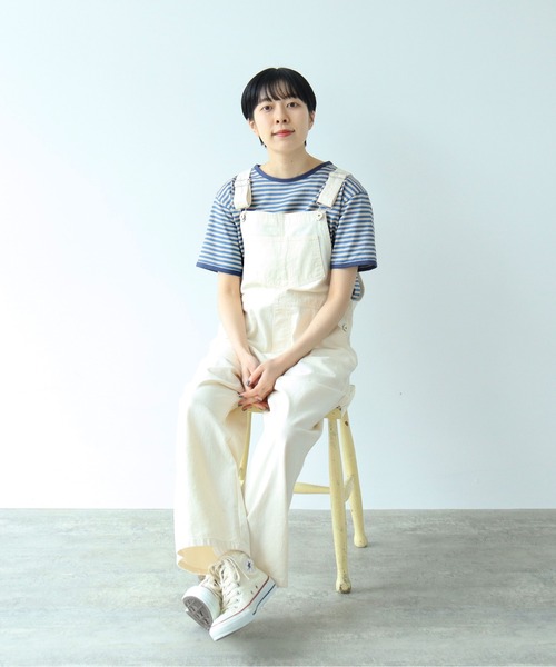 PAR ICI(パーリッシィ)の「ボーダー配色バインダー 半袖Tシャツ【BASIC COLOR】(Tシャツ/カットソー・レディース・ブルー/レッド/ネイビー・FREE)」の13枚目の写真