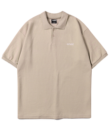 ANOTHER ARCHIVE（アナザーアーカイブ）の「オーバーサイズエッセンシャルカラー半袖Tシャツ_ベージュ（ポロシャツ）」