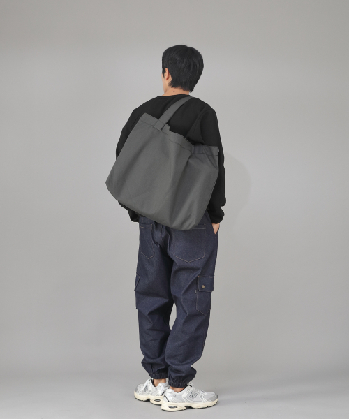 SAINTCREW(セントクルー)の「メガビッグサイズソリッドエコバッグ MSE-140 ダークグレー BKS(エコバッグ/サブバッグ・メンズ・その他・フリー)」の6枚目の写真