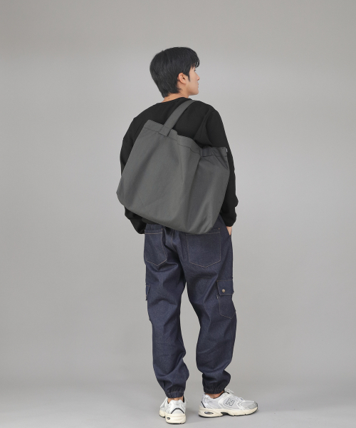 SAINTCREW(セントクルー)の「メガビッグサイズソリッドエコバッグ MSE-140 ダークグレー BKS(エコバッグ/サブバッグ・メンズ・その他・フリー)」の7枚目の写真