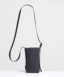 シンプルなミニバッグM1ゴルジコーデュロイ - ブラック