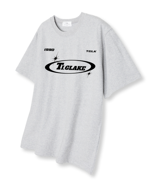 TI.GLAKE(ティーグレイク)の「トゥスポーティ オーバーサイズ 半袖Tシャツ ライトグレー(Tシャツ/カットソー・レディース・その他・LARGE/X-LARGE/XX-LARGE)」の1枚目の写真
