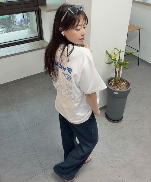 TI.GLAKE(ティーグレイク)の「ジョイスティック オーバーサイズ 半袖Tシャツ ホワイト(Tシャツ/カットソー・レディース・その他・LARGE/X-LARGE/XX-LARGE)」の3枚目の写真