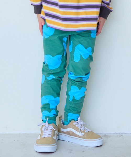 MARKEY'S（マーキーズ）の「ソウガラフルタケレギンス（レギンス/スパッツ・キッズ・ピンク系その他/マルチ/アイボリー/グリーン系その他/ベージュ系その他・70/130/120/110/100/95/90/80）」の3枚目の写真