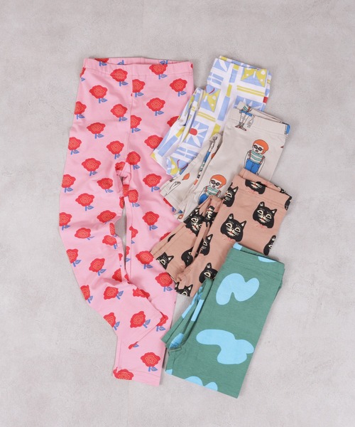 MARKEY'S（マーキーズ）の「ソウガラフルタケレギンス（レギンス/スパッツ・キッズ・ピンク系その他/マルチ/アイボリー/グリーン系その他/ベージュ系その他・70/130/120/110/100/95/90/80）」の6枚目の写真