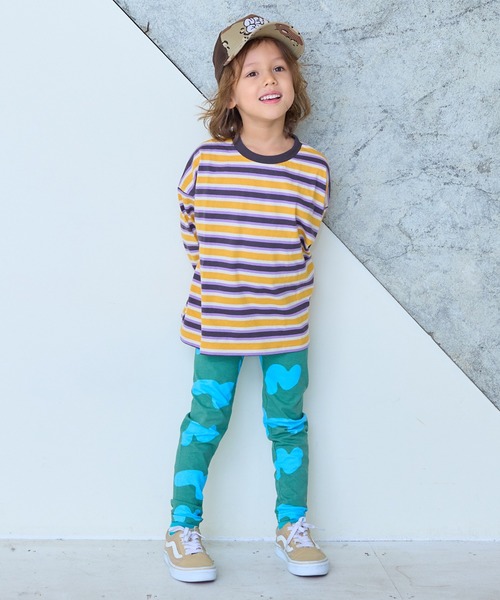 MARKEY'S（マーキーズ）の「ソウガラフルタケレギンス（レギンス/スパッツ・キッズ・ピンク系その他/マルチ/アイボリー/グリーン系その他/ベージュ系その他・70/130/120/110/100/95/90/80）」の12枚目の写真