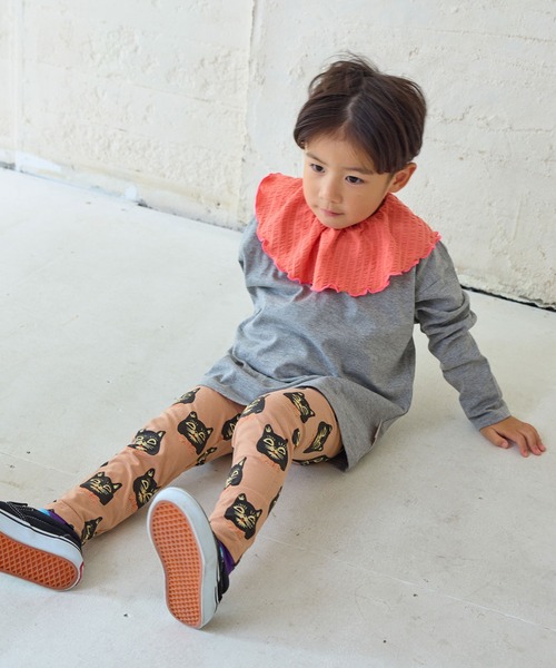 MARKEY'S（マーキーズ）の「ソウガラフルタケレギンス（レギンス/スパッツ・キッズ・ピンク系その他/マルチ/アイボリー/グリーン系その他/ベージュ系その他・70/130/120/110/100/95/90/80）」の8枚目の写真