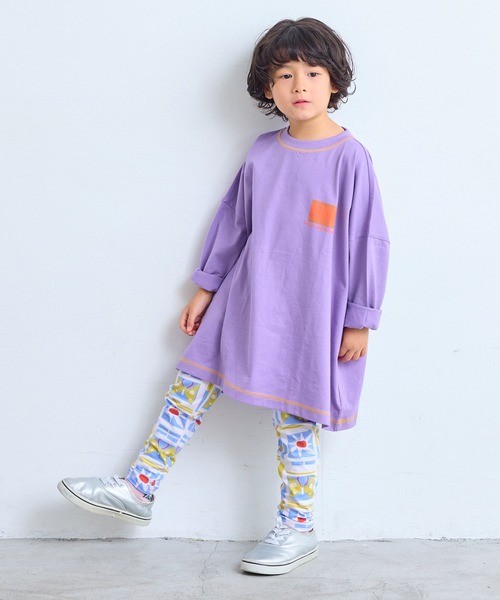 MARKEY'S（マーキーズ）の「ソウガラフルタケレギンス（レギンス/スパッツ・キッズ・ピンク系その他/マルチ/アイボリー/グリーン系その他/ベージュ系その他・70/130/120/110/100/95/90/80）」の17枚目の写真