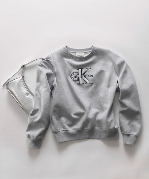 Calvin Klein（カルバン・クライン）の「バッグ - メタリックスモールショルダーバッグ（ショルダーバッグ・レディース・シルバー・FREE）」の10枚目の写真