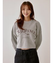 RE_L（リエル）の「Machance crop mtm (gray)（スウェット）」