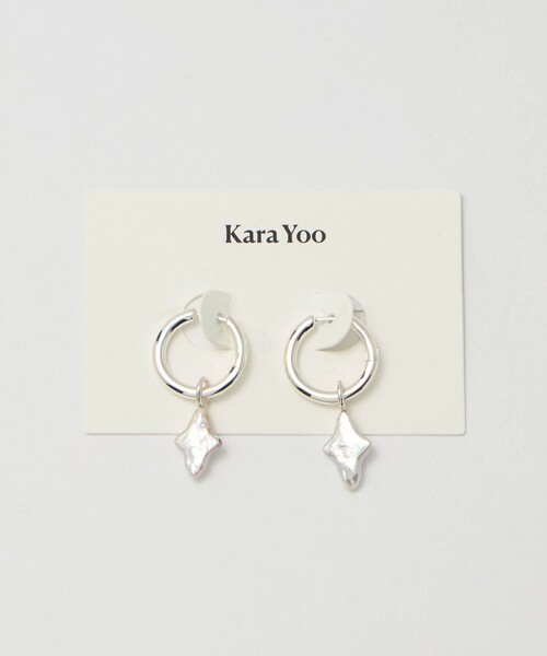 green label relaxing（グリーンレーベルリラクシング）の「＜Kara Yoo＞SPADE ピアス（ピアス（両耳用）・レディース・シルバー・FREE）」の2枚目の写真