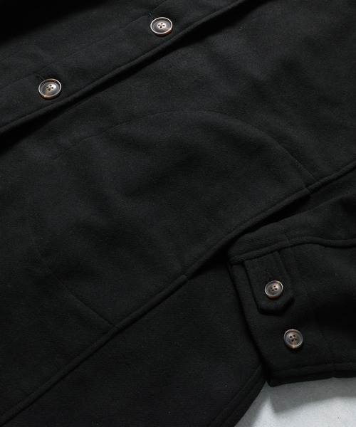 soulberry(ソウルベリー)の「私のフードなコート(ノーカラーコート・レディース・ブラック・5L/M/L/LL/3L/4L)」の16枚目の写真