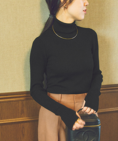 【新品未使用】plage ruban turtleニット ブラック セール】ruban turtle ニット（ニット/セーター）｜Plage（プラージュ