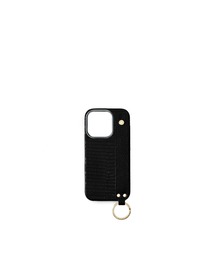 iPhone 18 Pro) ハンドル付き バックカバーケース シュリンクレザー