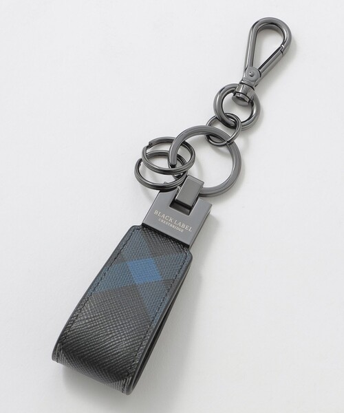 BLACK LABEL CRESTBRIDGE(ブラックレーベル・クレストブリッジ)の「クレストブリッジチェックキーストラップ(キーホルダー・メンズ・ベージュ系その他6/ブラック/レッド系その他2・FREE)」の2枚目の写真