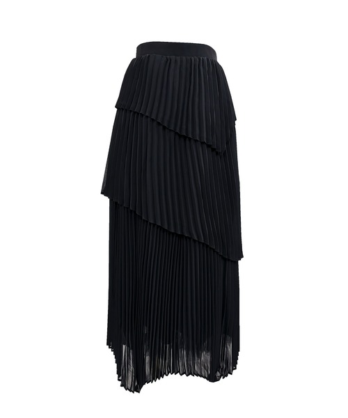 Irregular hem pleated skirt（スカート）｜Rose Muse（ロゼミューズ