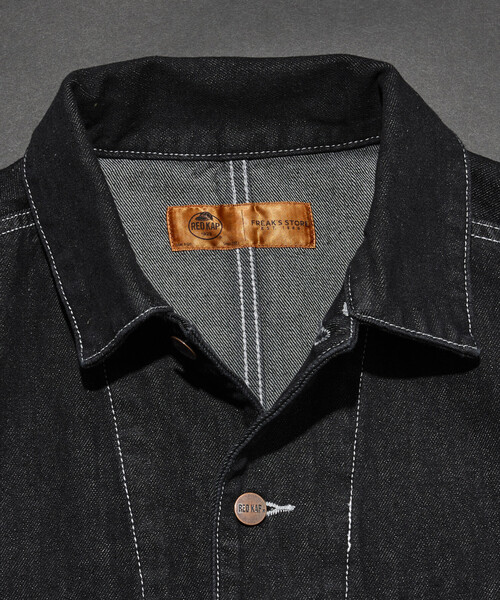 RED KAP(レッドキャップ)の「RED KAP/レッドキャップ 別注 CHORE COAT/チョアコート デニム ヒッコリー(ブルゾン・メンズ・ブラック/その他13/その他7・LARGE/MEDIUM)」の10枚目の写真