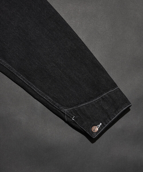 RED KAP(レッドキャップ)の「RED KAP/レッドキャップ 別注 CHORE COAT/チョアコート デニム ヒッコリー(ブルゾン・メンズ・ブラック/その他13/その他7・LARGE/MEDIUM)」の12枚目の写真