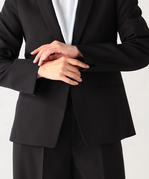 GALLORIA（ギャローリア）の「【セットアップで着られる】キレメクテーラードジャケット（テーラードジャケット・レディース・ネイビー/ブラック/ライトベージュ・L/LL/M/S）」の7枚目の写真