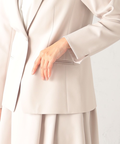 GALLORIA（ギャローリア）の「【セットアップで着られる】キレメクテーラードジャケット（テーラードジャケット・レディース・ネイビー/ブラック/ライトベージュ・L/LL/M/S）」の11枚目の写真