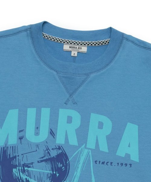 MURRA(ムラ)の「ラスティックムラロゴTシャツ_ブルー(Tシャツ/カットソー・メンズ・ブルー・FREE)」の3枚目の写真