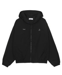 NEUFETBLEU（ヌフエブル）の「NEB windbreaker hoody jacket (black)（パーカー）」