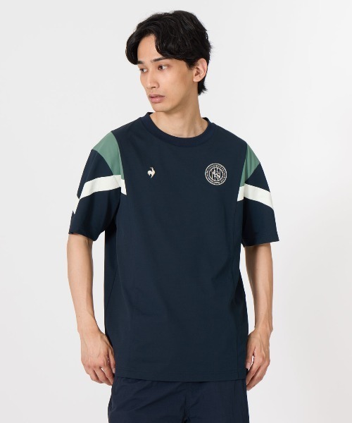 le coq sportif（ルコックスポルティフ）の「ヘランカサンスクリーン半袖Tシャツ(遮熱)（Tシャツ/カットソー・メンズ・ネイビー/ブルー/カーキ/ホワイト・L/M）」の3枚目の写真