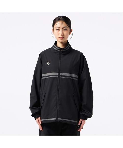 hummel(ヒュンメル)の「hummel/ヒュンメル HMP クロスジャケット(ナイロンジャケット・レディース・アイボリー/ブラック/ブルー・S/M/L/XL)」の20枚目の写真