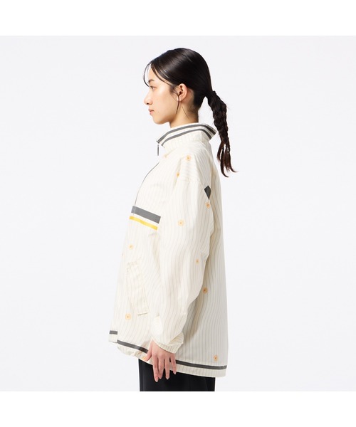 hummel(ヒュンメル)の「hummel/ヒュンメル HMP クロスジャケット(ナイロンジャケット・レディース・アイボリー/ブラック/ブルー・S/M/L/XL)」の6枚目の写真